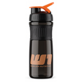Shaker W1 Negro con Agarre de Goma 700 ml