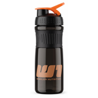 Shaker W1 Negro con Agarre de Goma 700 ml