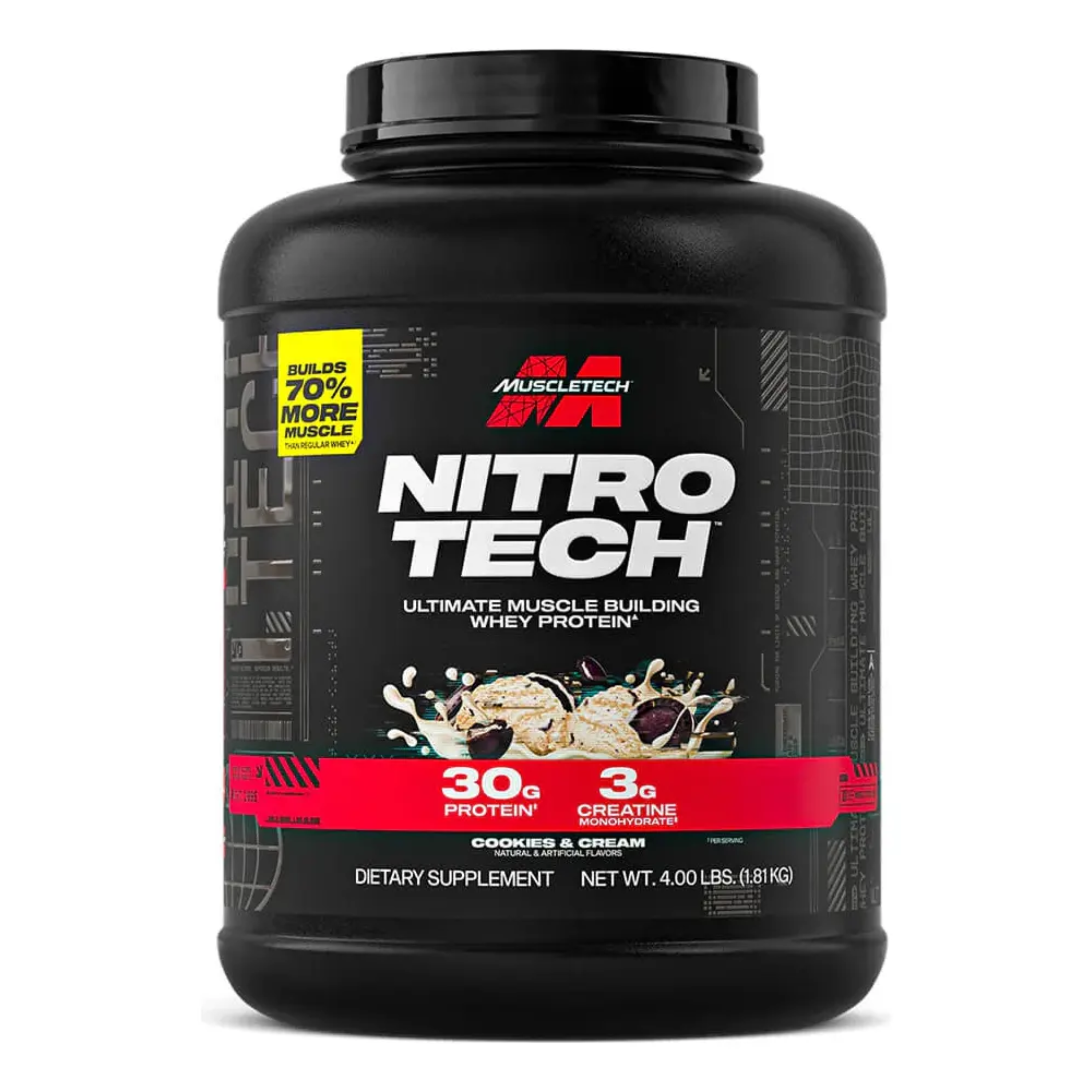 MUSCLETECH PROTEINA NITRO TECH 4 LB COOKIES AND CREAM