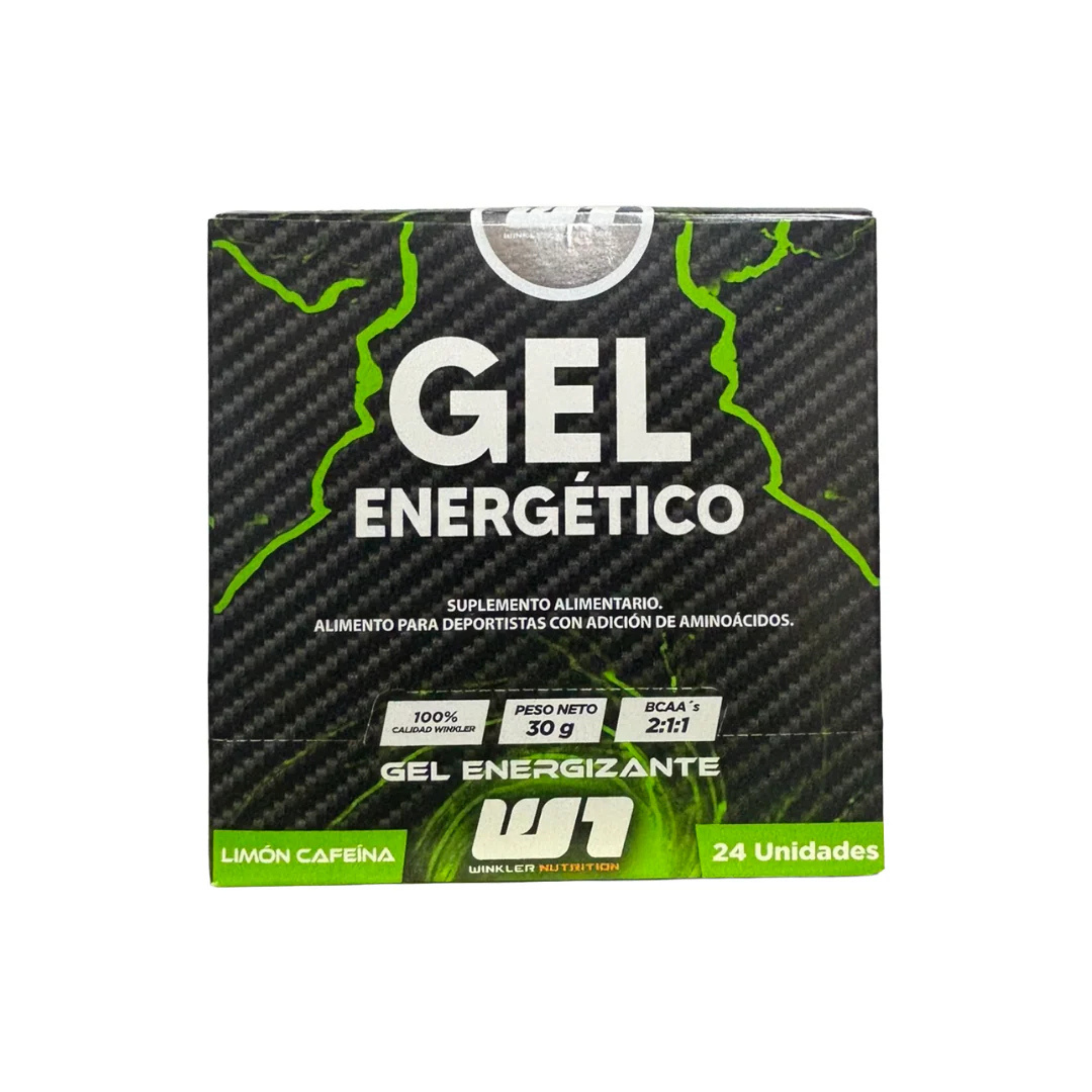 Pack 24 Gel Voltage Cafeína + BCAAs 30 grs