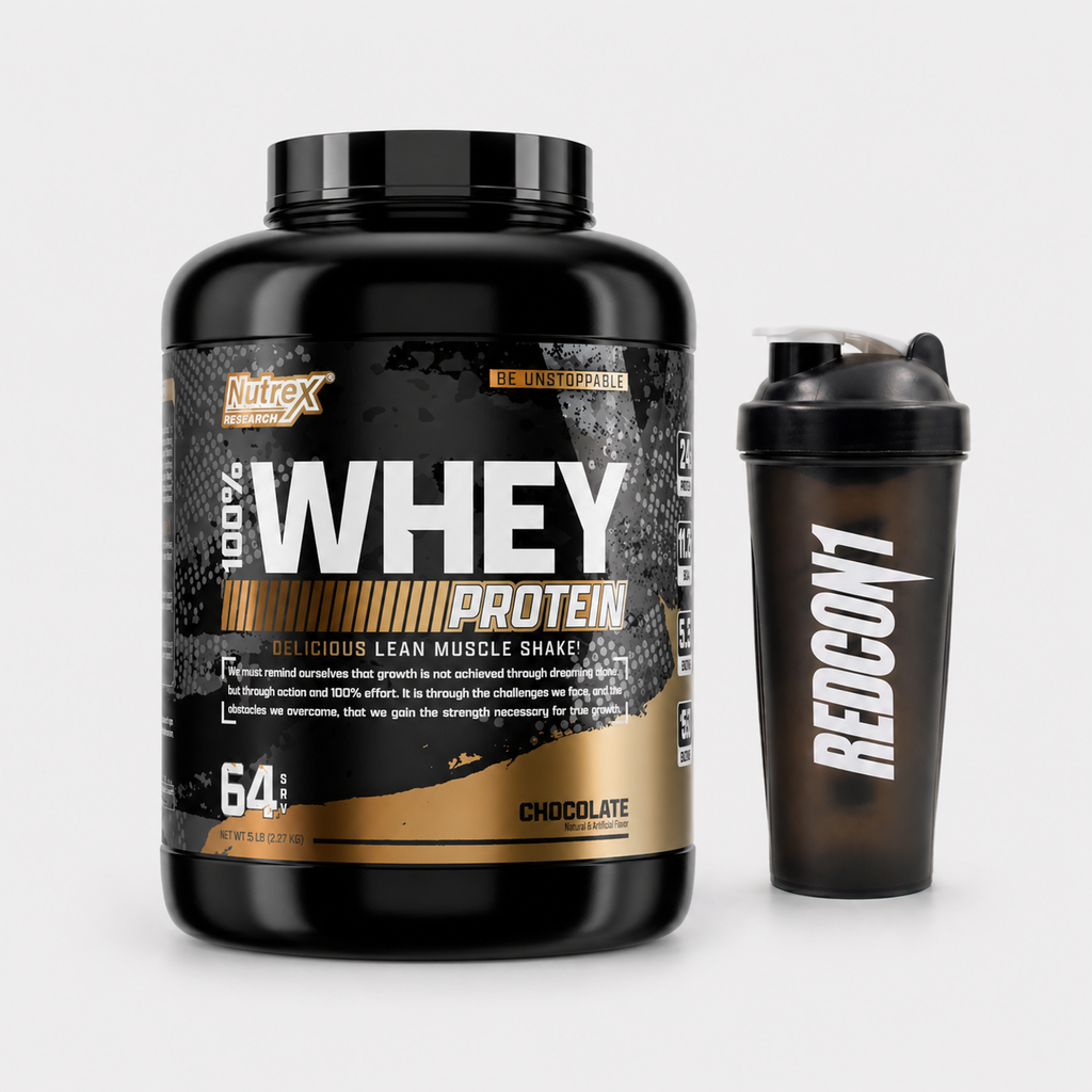Promo 2 - 100% Whey Protein 5 lbs de Nutrex + Shaker