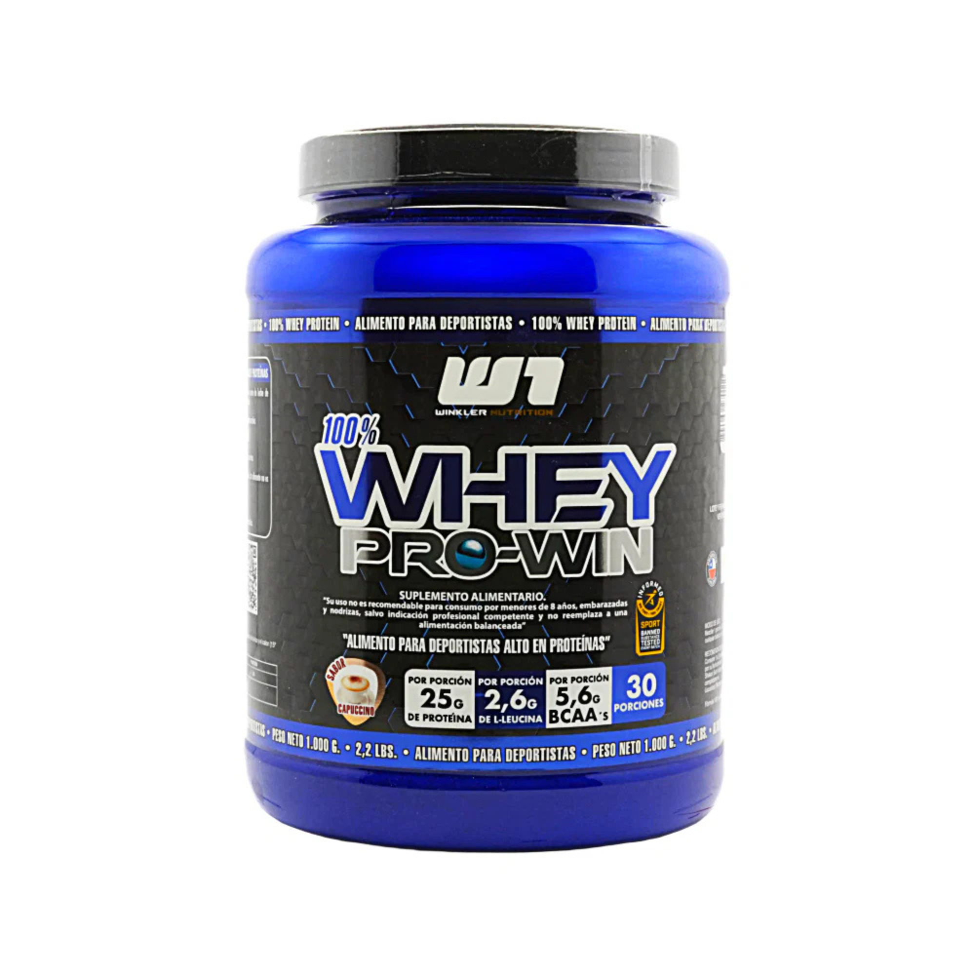 Proteína Whey Pro Win 1 kgs de Winkler Nutrition