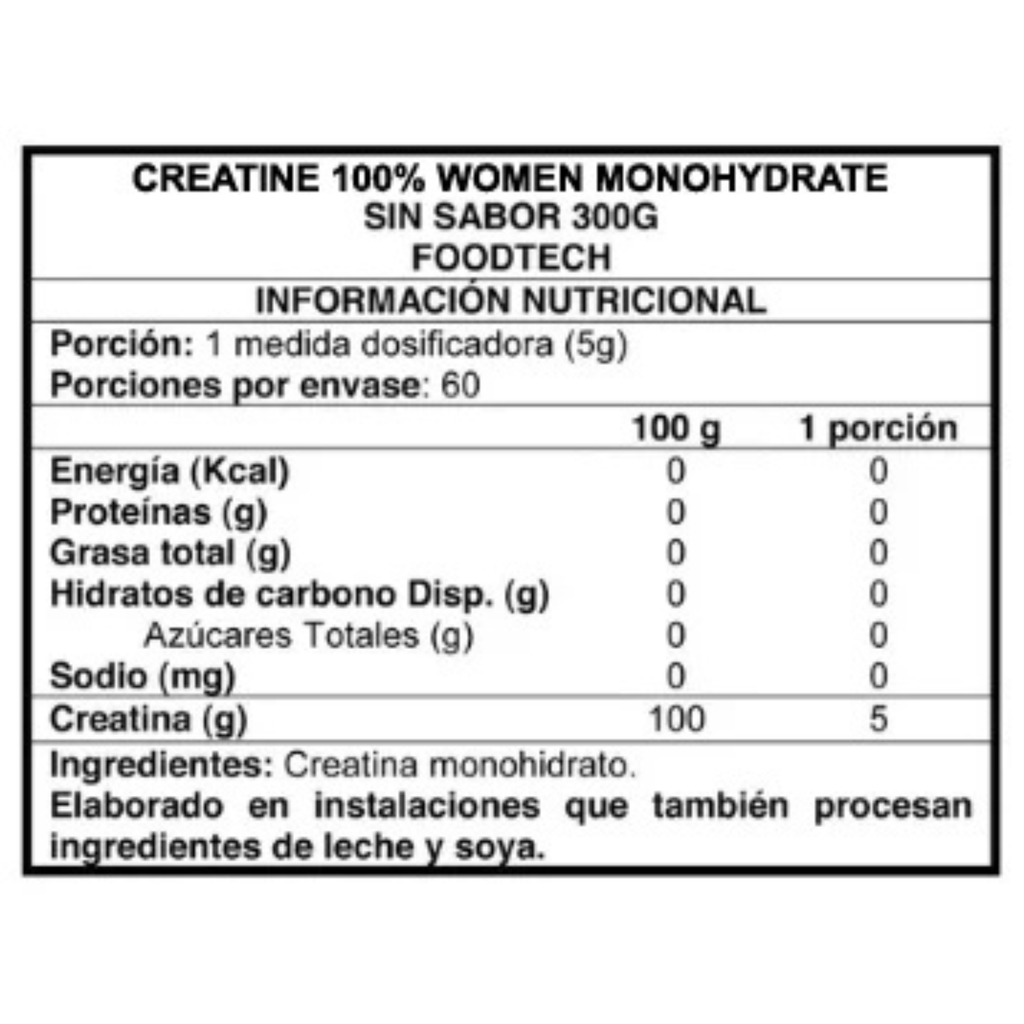 Creatine 100% Women Whey 300gr