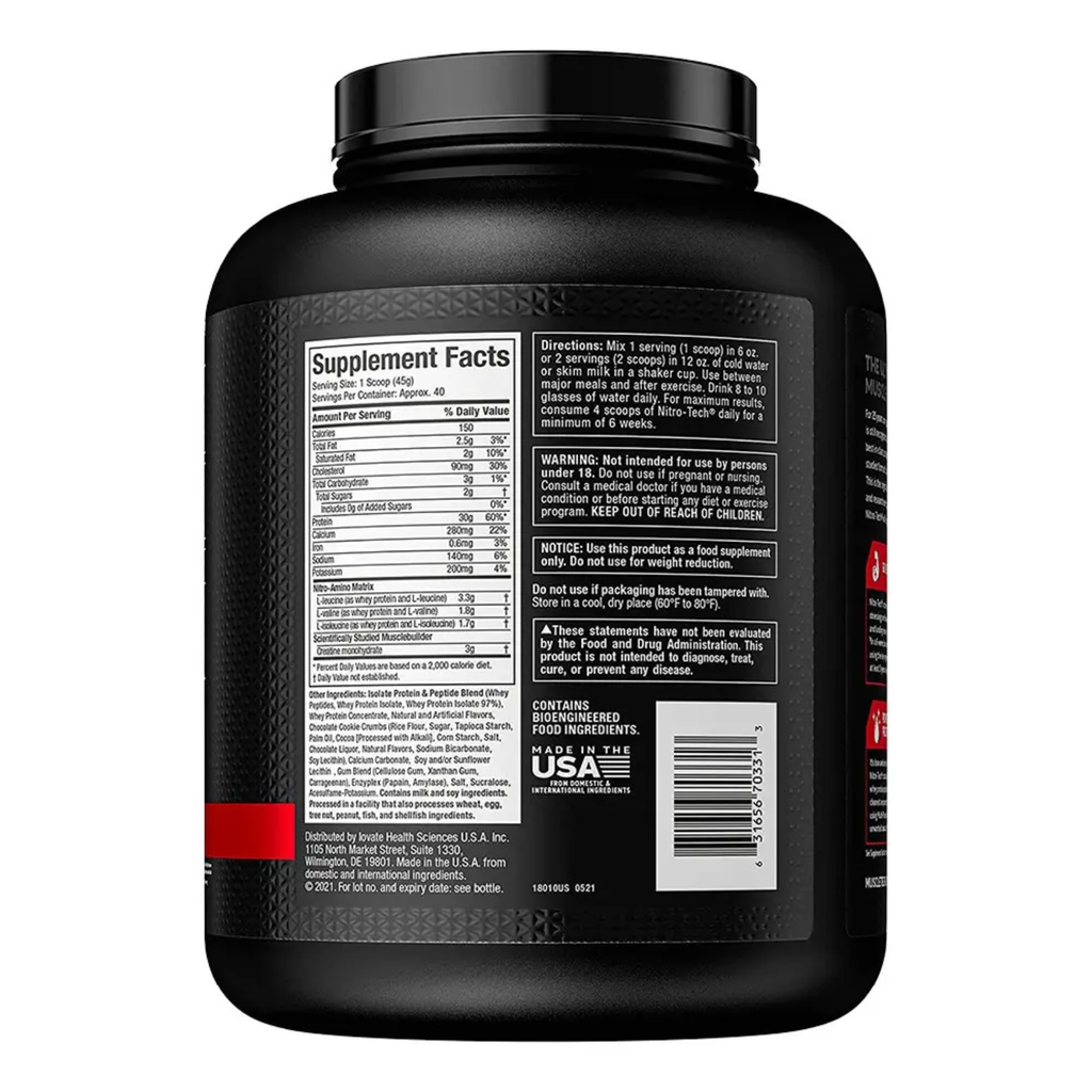 MUSCLETECH PROTEINA NITRO TECH 4 LB COOKIES AND CREAM