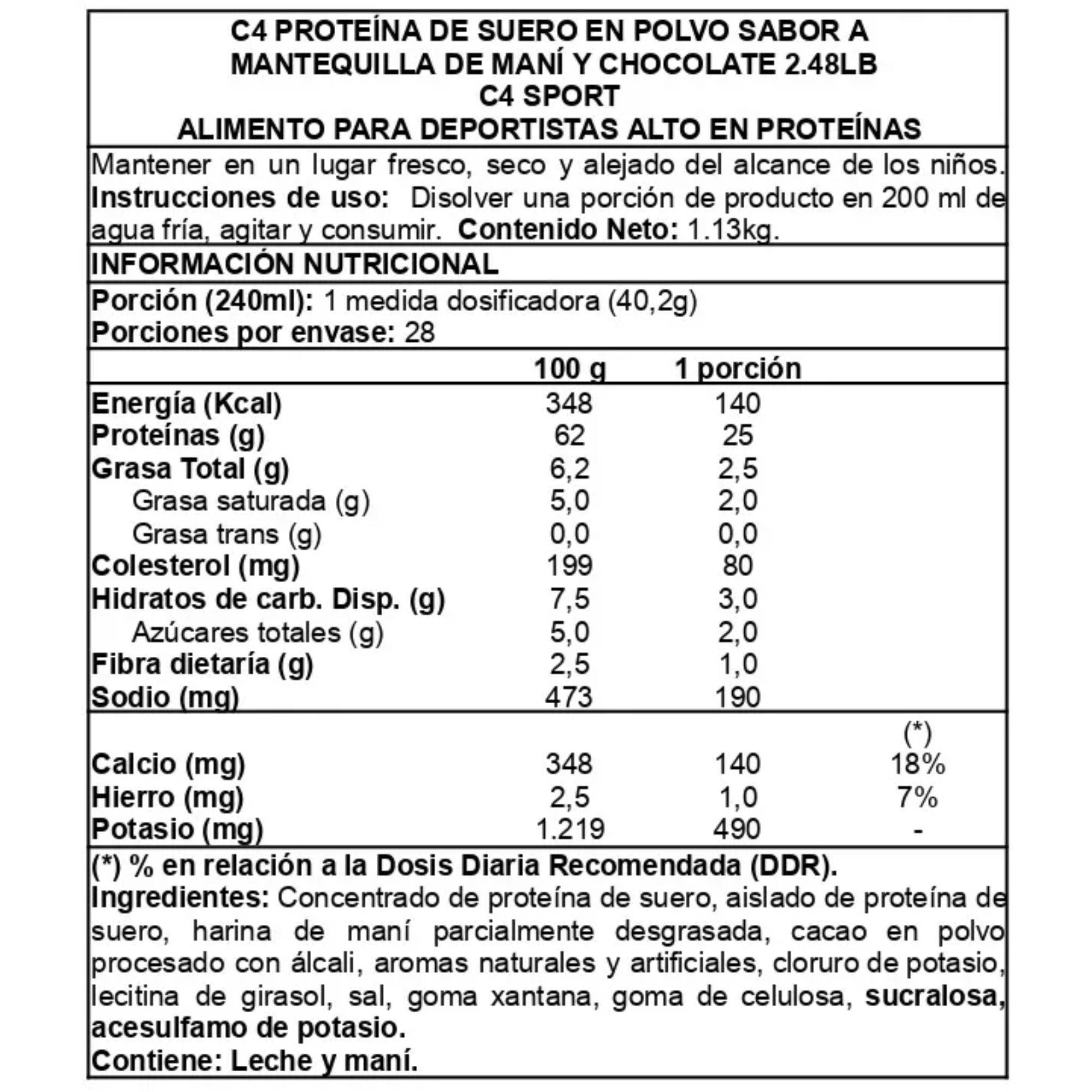 Promo 3 - C4 Whey Protein + Shaker