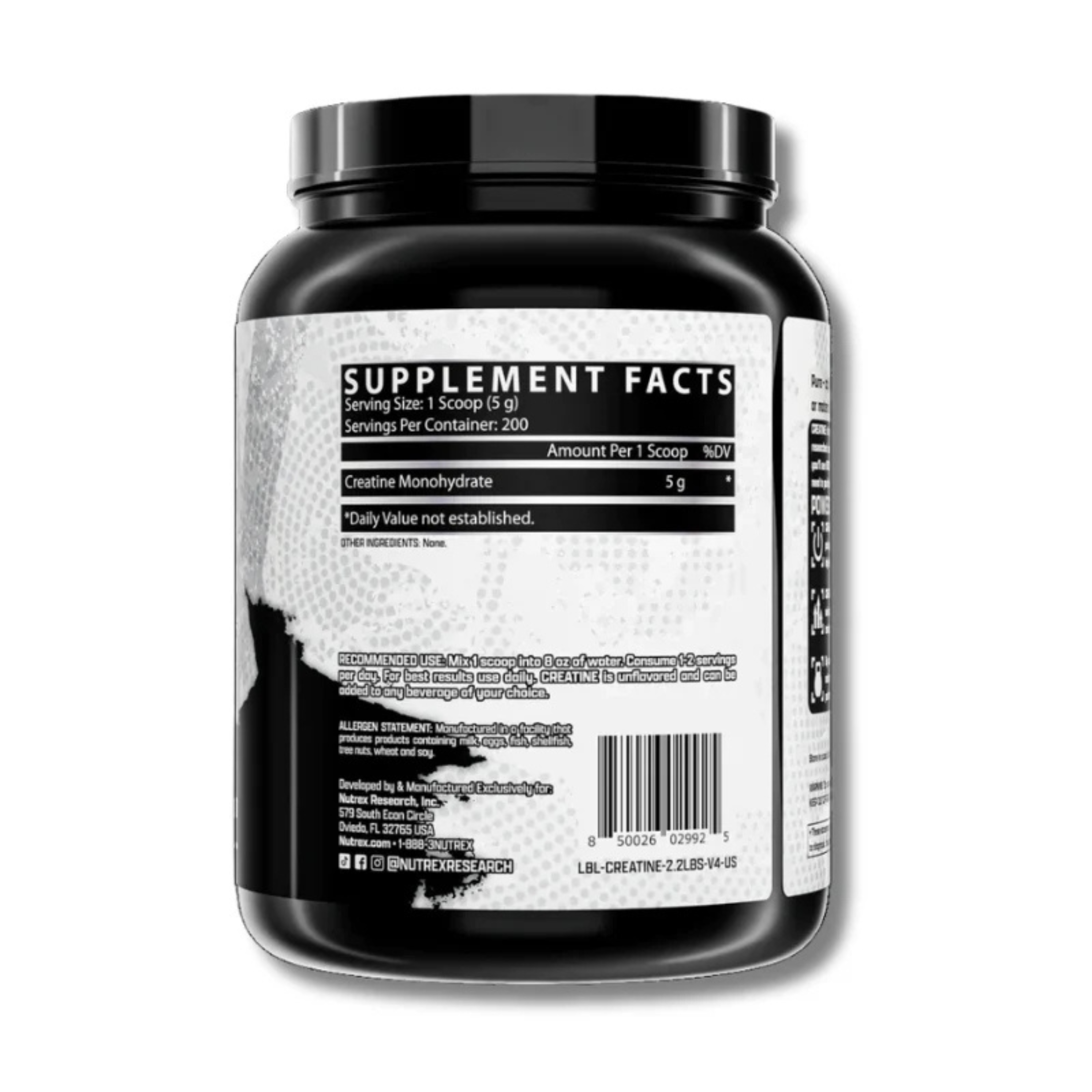 Creatine Monohydrate de Nutrex 1Kg