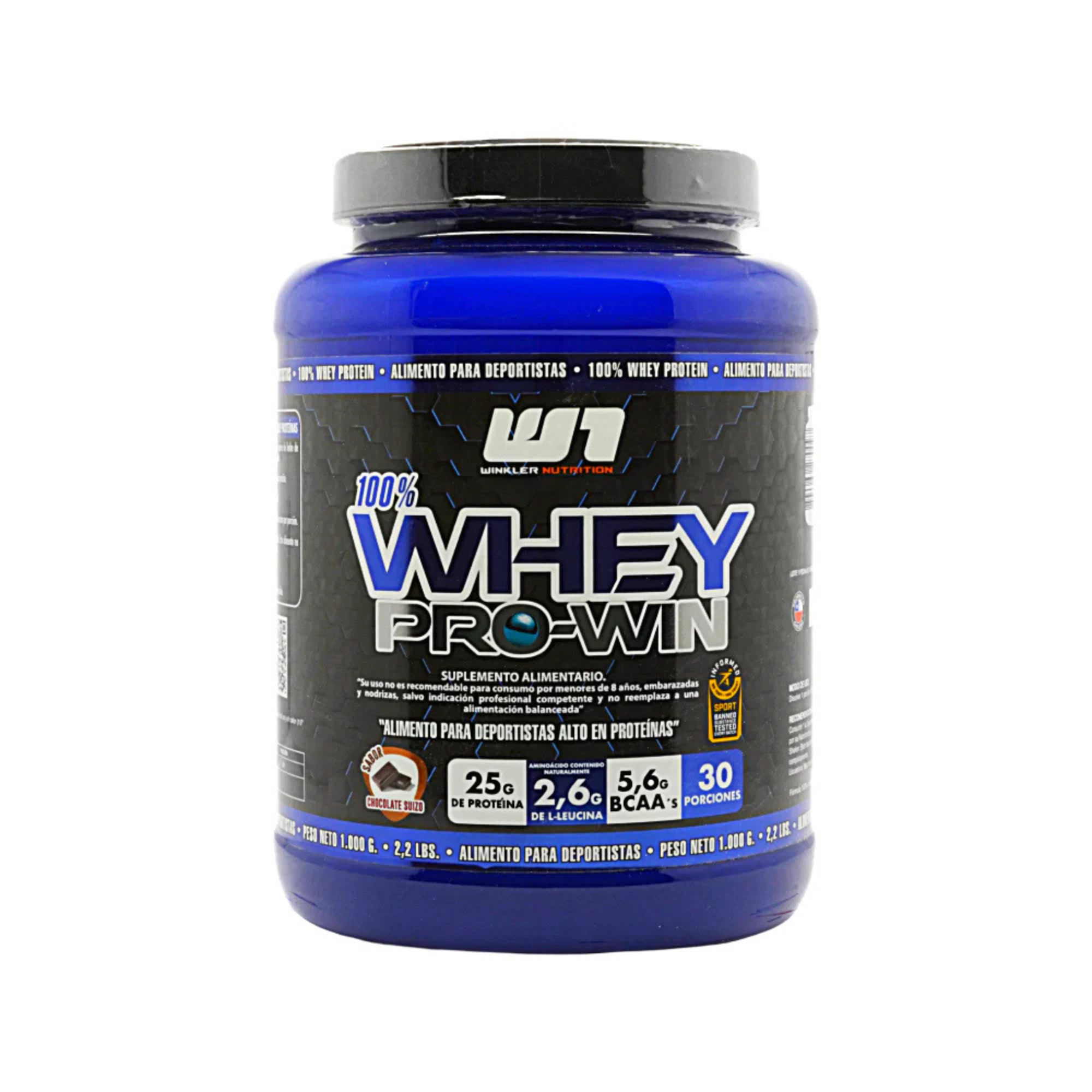 Proteína Whey Pro Win 1 kgs de Winkler Nutrition