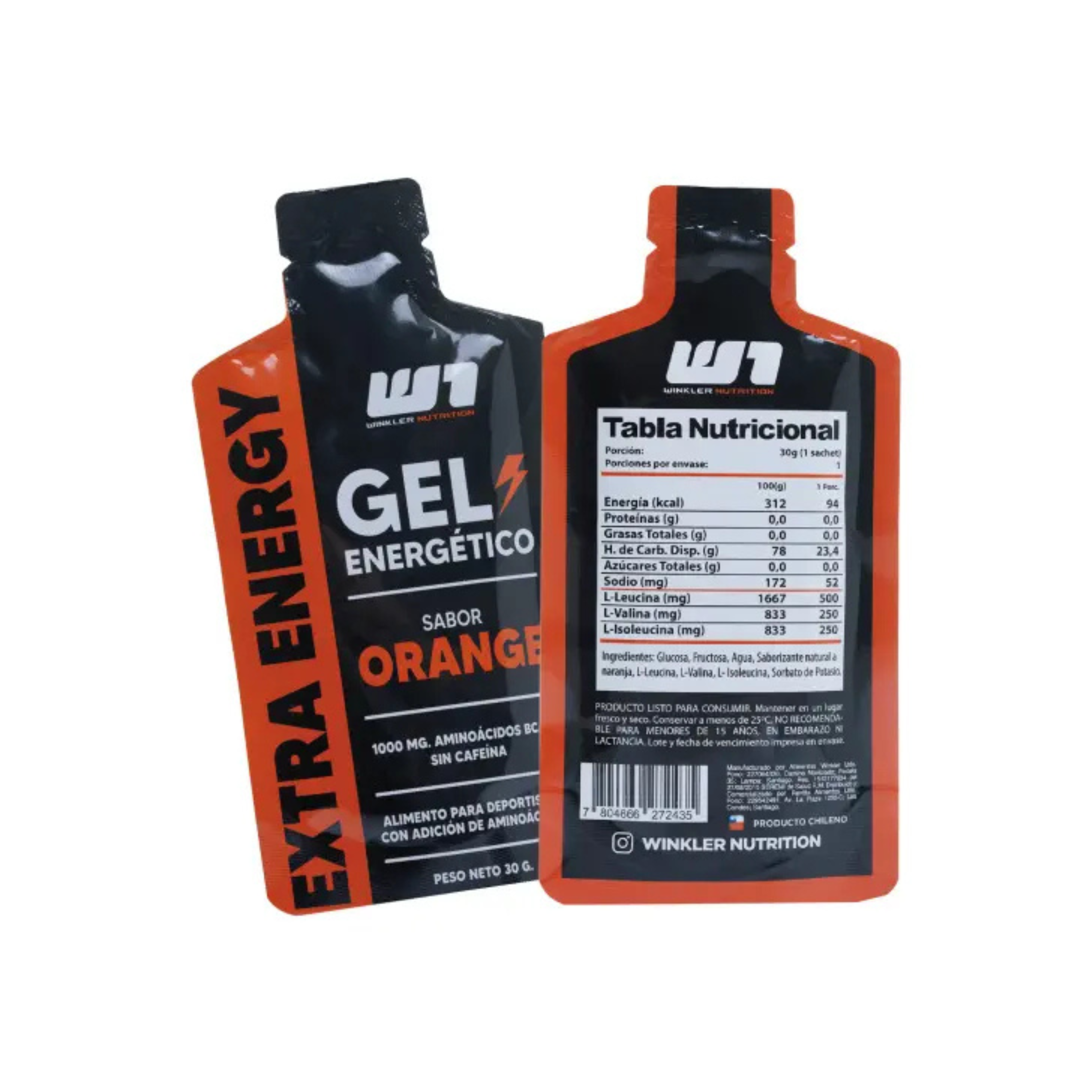 Gel Energético Boost + BCAAs 30 grs