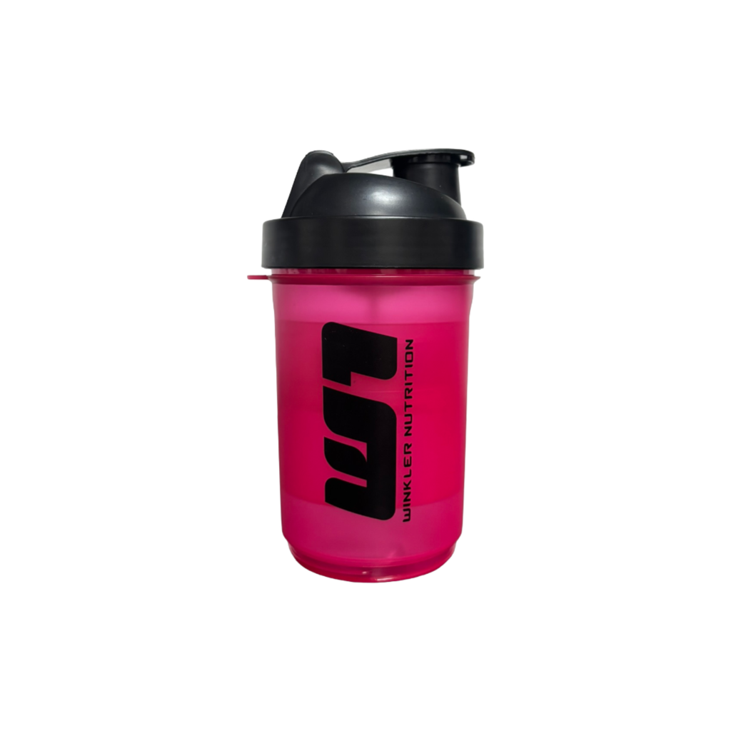 Shaker Rosado con Pastillero 450 ml