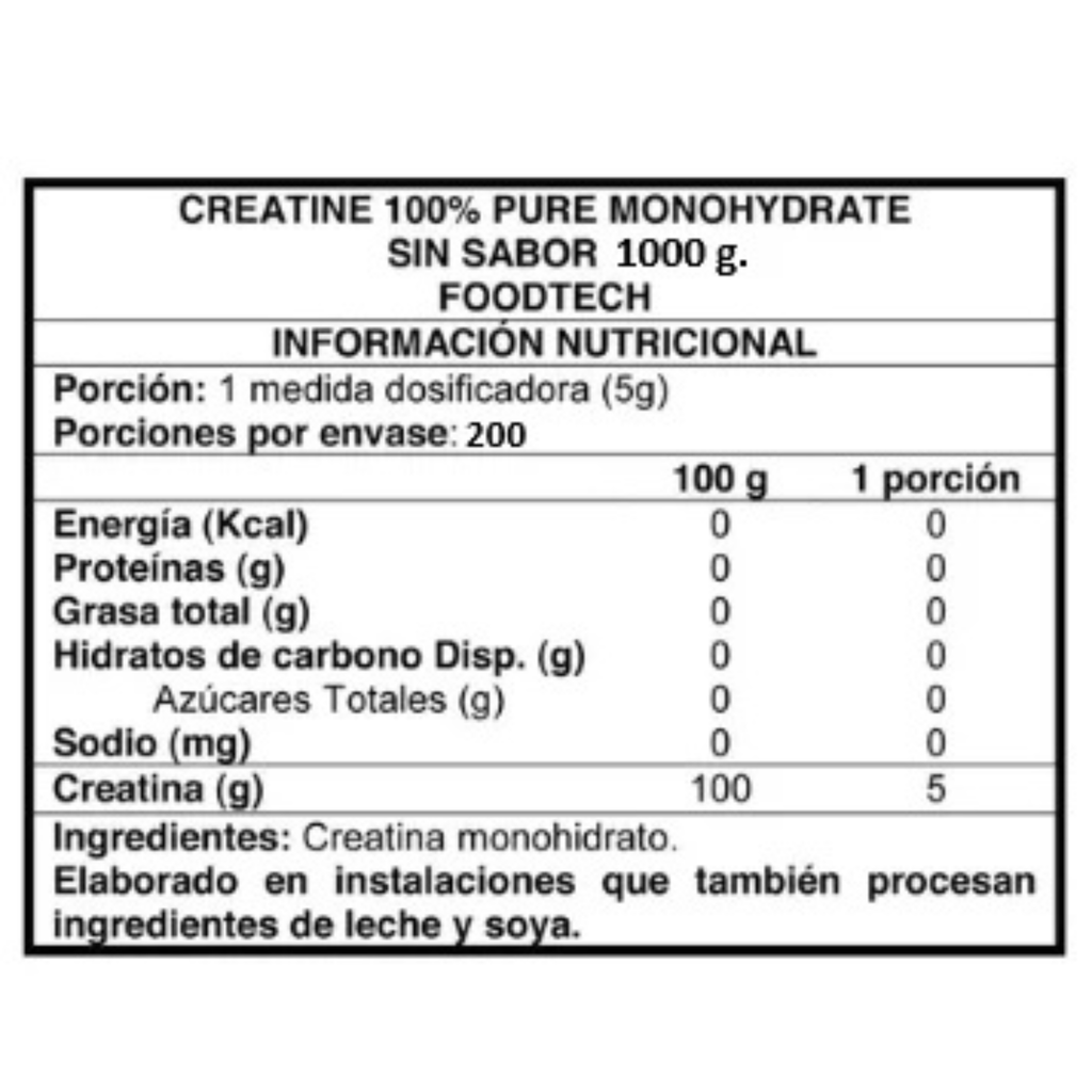 Creatine 100% Pure Monohydrate 1kg