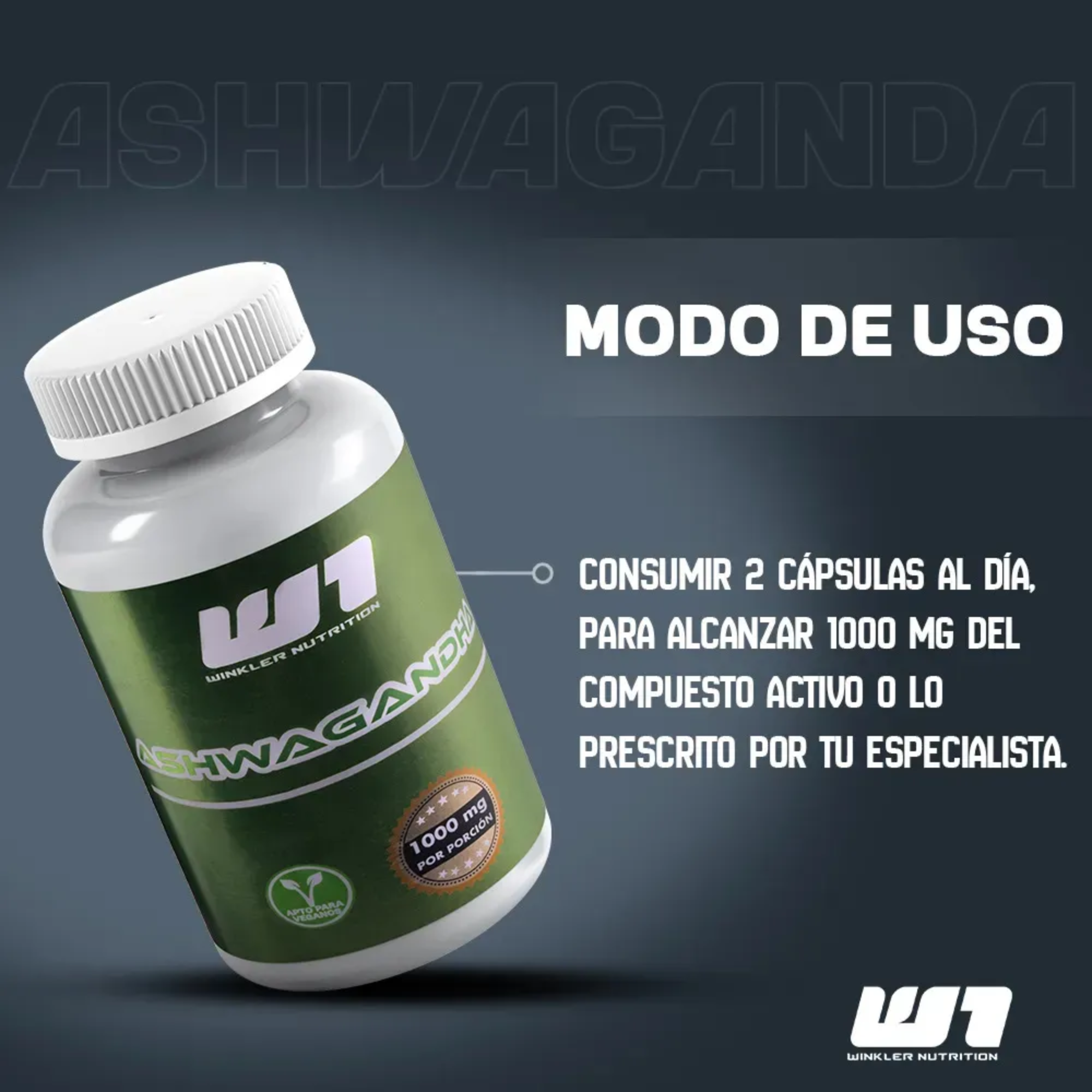 Ashwagandha 60 cápsulas