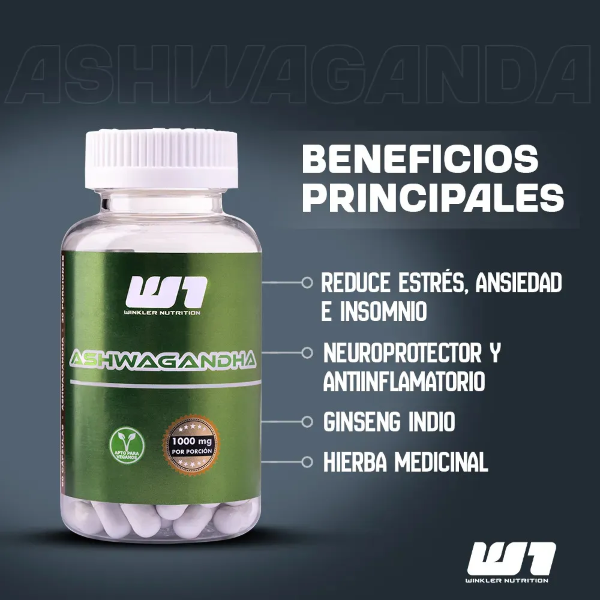 Ashwagandha 60 cápsulas
