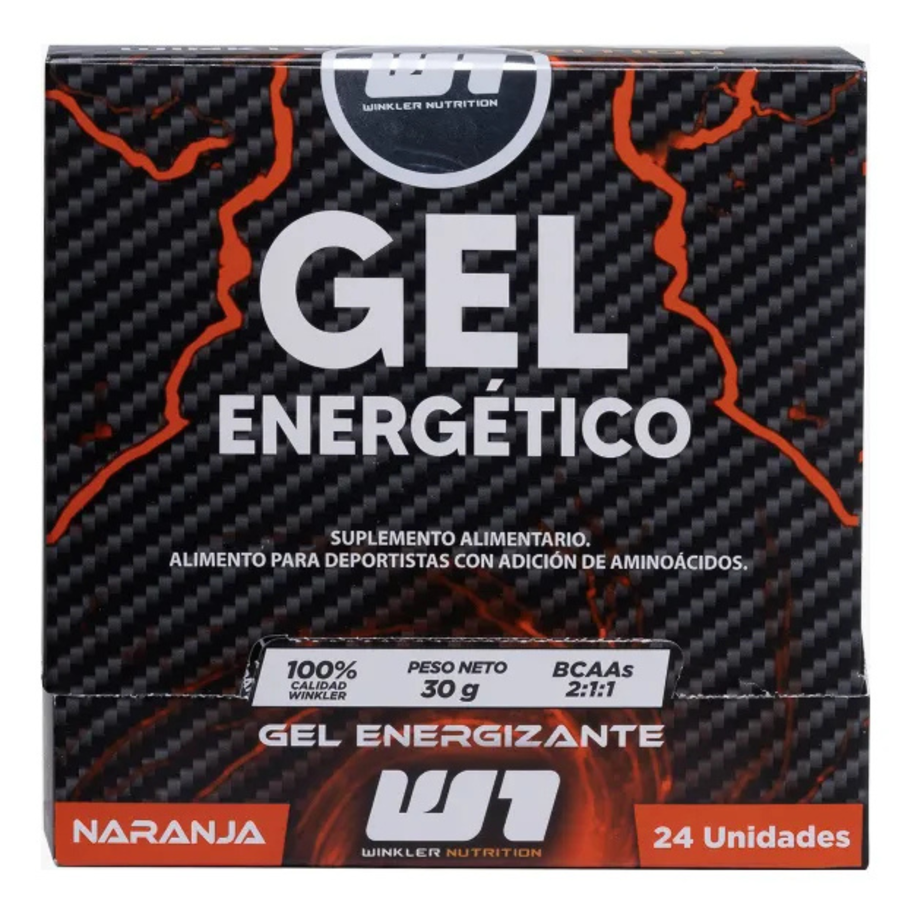 Pack 24 Gel Energético Boost + BCAAs 30 grs