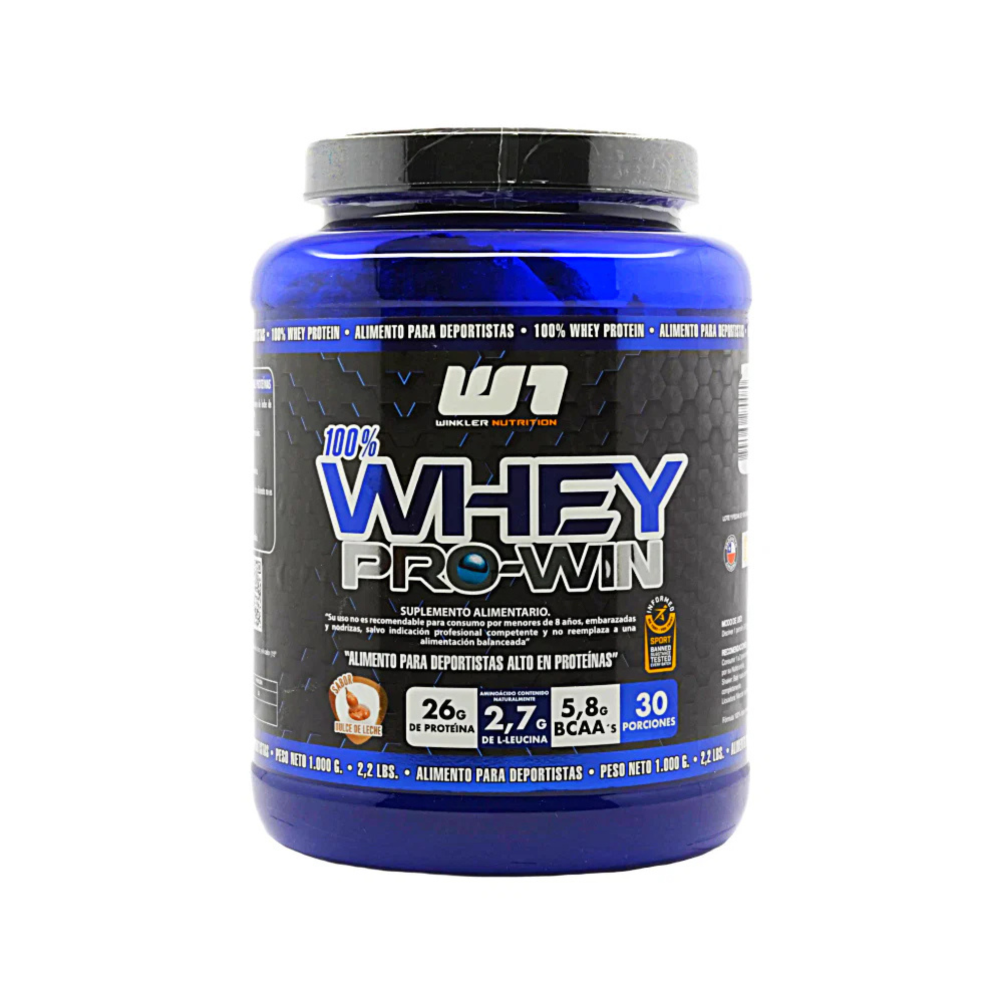 Proteína Whey Pro Win 1 kgs de Winkler Nutrition