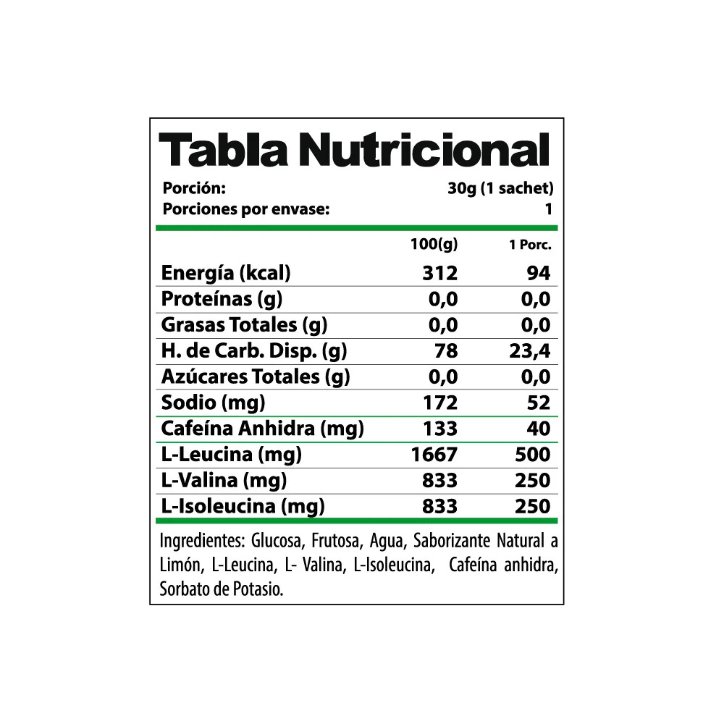 Pack 24 Gel Voltage Cafeína + BCAAs 30 grs