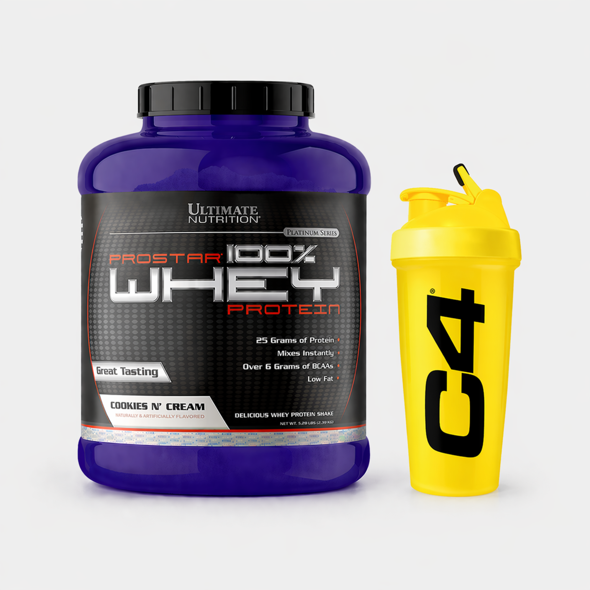 Promo 1 - Prostar 100% Whey Protein + Shaker