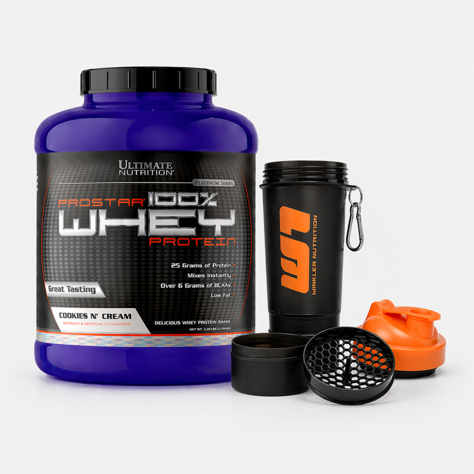 Promo 1 - Prostar 100% Whey Protein + Shaker
