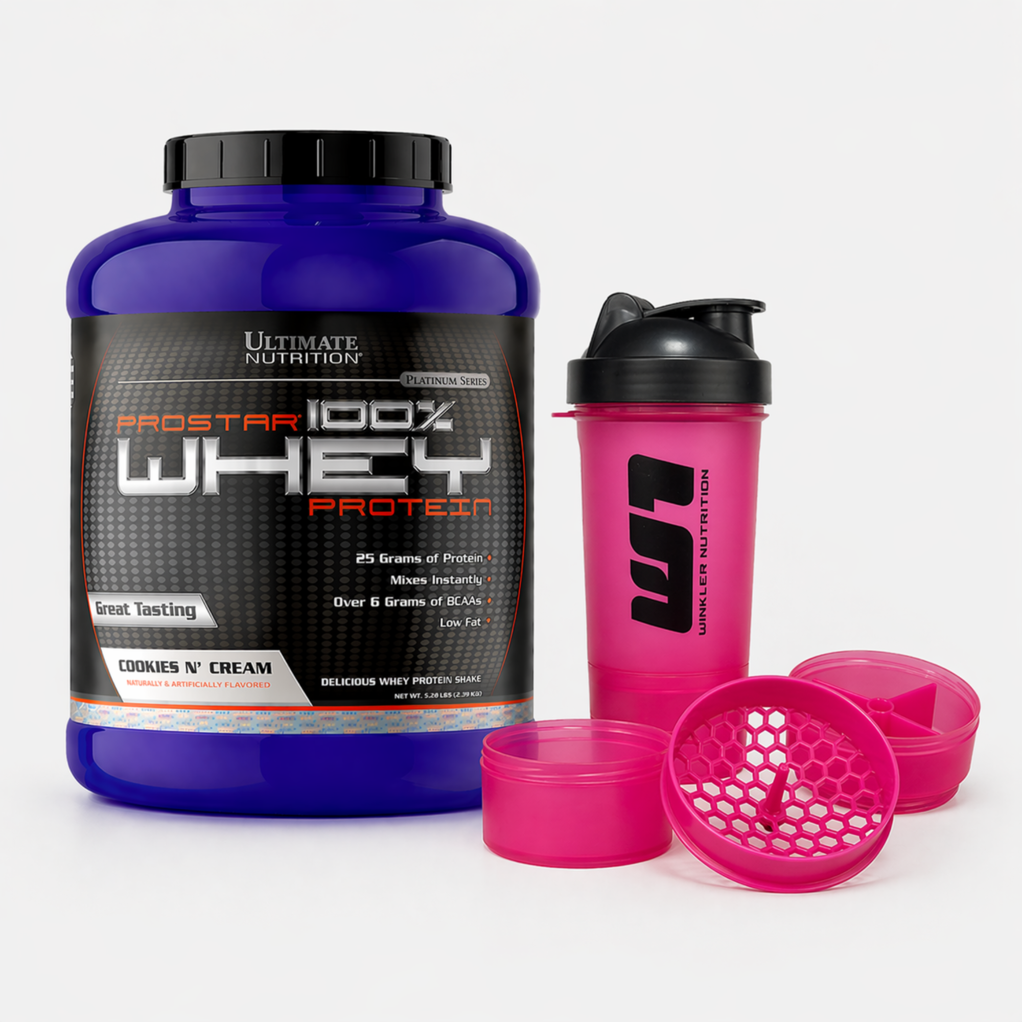 Promo 1 - Prostar 100% Whey Protein + Shaker