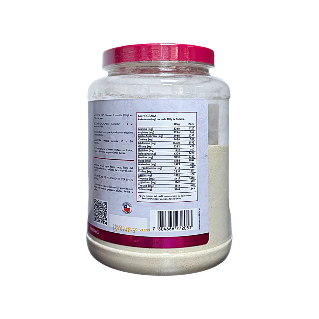 Proteína Whey Femme 1Kg