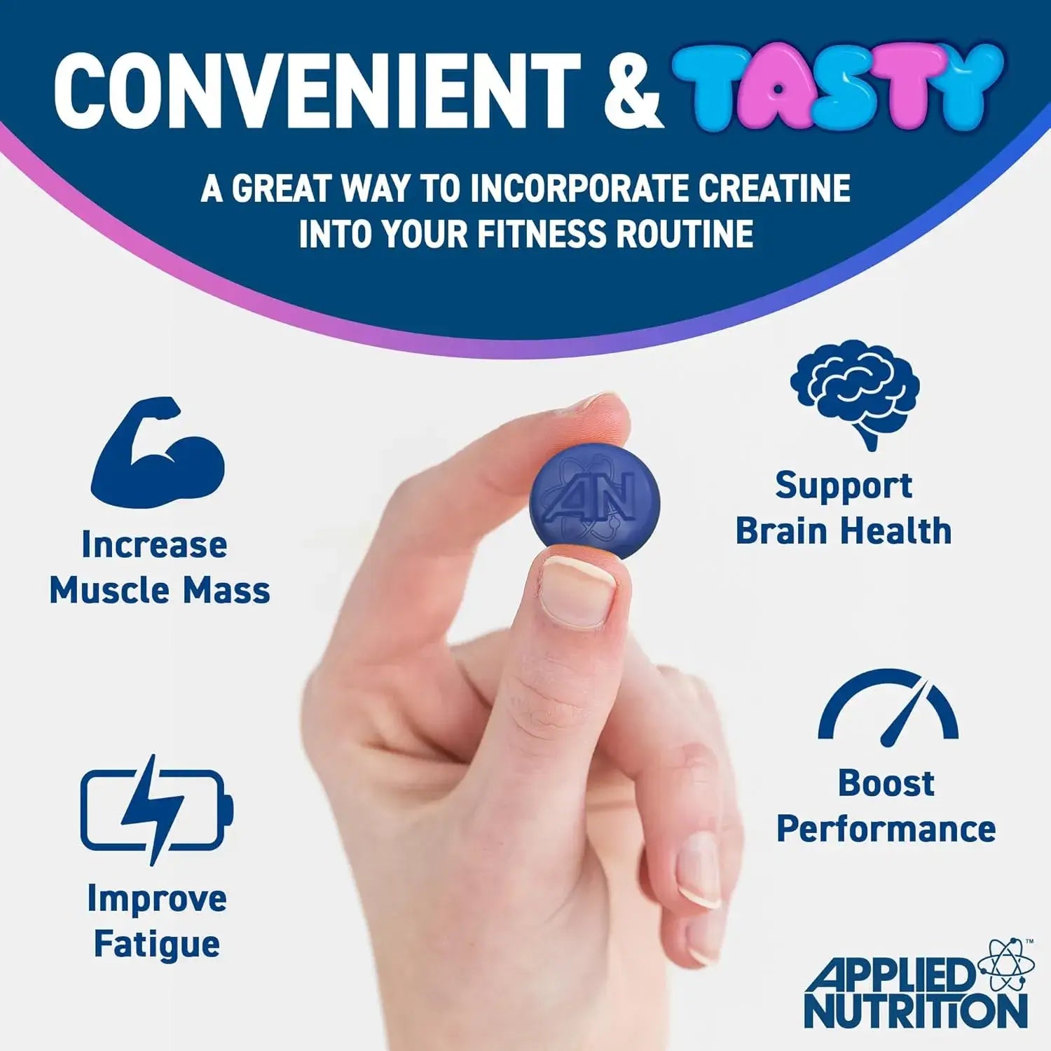 Creatina Monohydrate GUMMIES Blue Raspberry