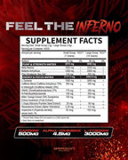 VENOM INFERNO Extreme Pre Workout Sandileta Shot