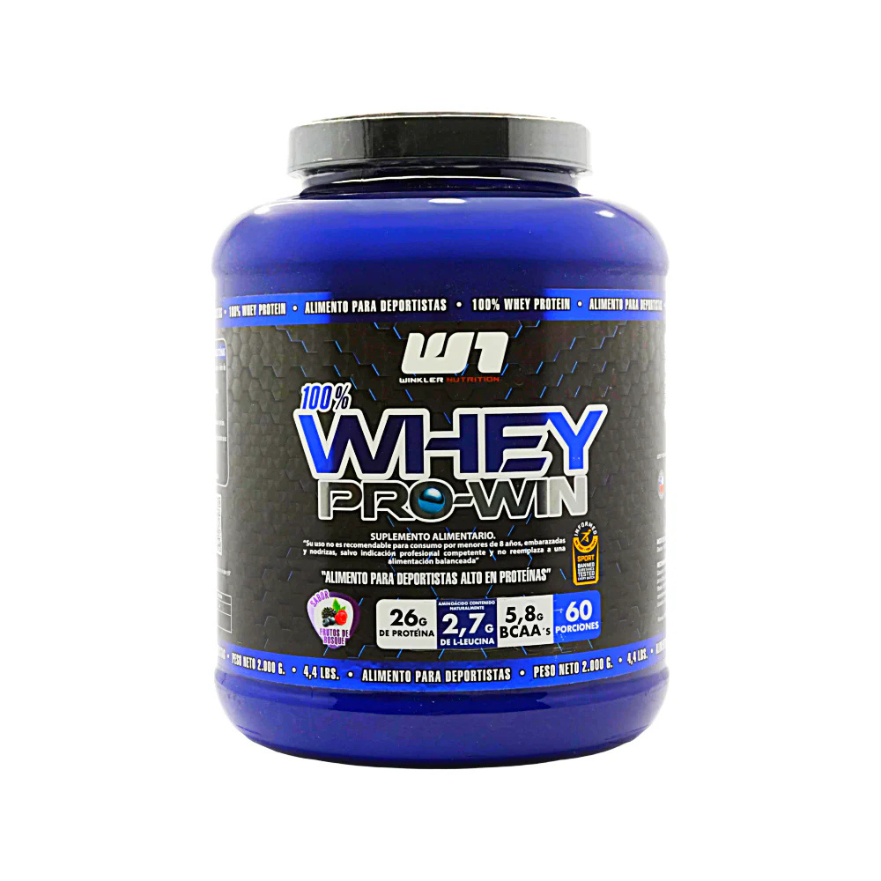 Proteína Whey Pro Win 2 kgs de Winkler Nutrition
