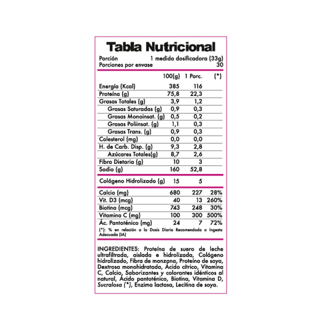 Proteína Whey Femme 1Kg